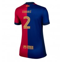 Camiseta Barcelona Pau Cubarsi #2 Primera Equipación Replica 2024-25 para mujer mangas cortas